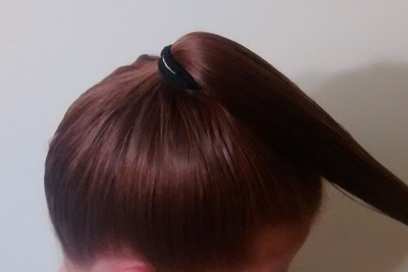 How To Cut Your Own Hair The Ponytail Method Creating My