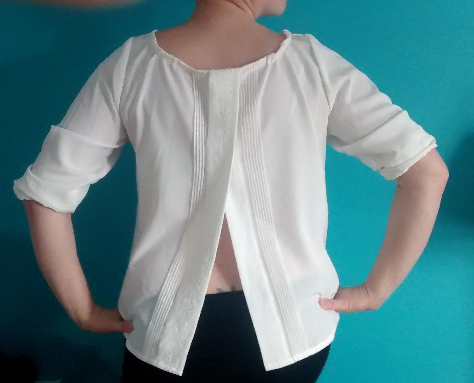 DIY Split-Back Top - Creating My Kaleidoscope